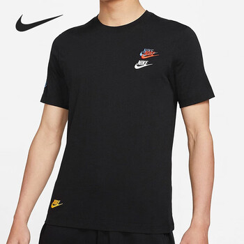 nike耐克夏季男子刺绣透气圆领运动短袖t恤dj1569010s