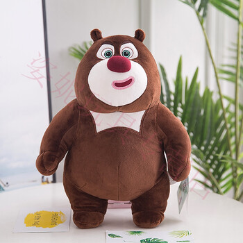熊出没(boonie bears)熊熊乐园熊大熊大熊二毛绒玩具光头强公仔套装