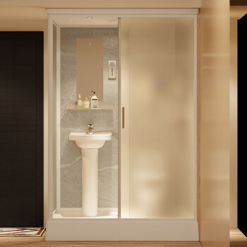 淋浴房固定单片玻璃图片