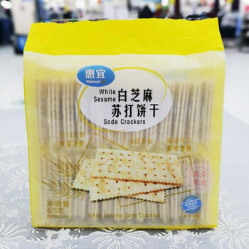 关注店铺联系客服达思瑞方便食品专营店可钦沃尔玛~惠宜 白芝麻苏打