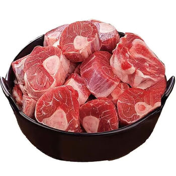 新鲜羔羊小腿羊后腿羊腿肉带骨羊棒骨羊腱子肉 整根小羊腿*0.5kg