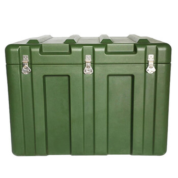 锐军鸿 滚塑箱战备物资箱空投箱指挥器材箱 给养器材收纳箱 大型工具