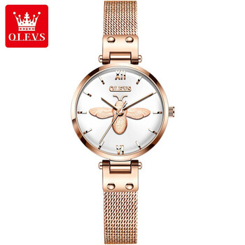 【情人节礼物】欧利时 手表女时尚潮流ins风女士小蜜蜂腕表石英表简约