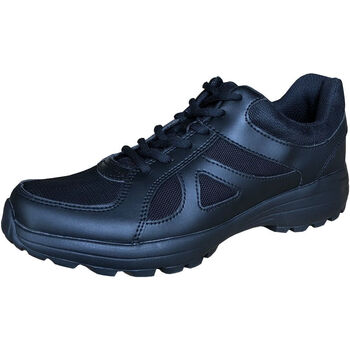 新式19消防作训鞋夏季网面透气体能训练鞋男超轻黑色消防员备勤鞋