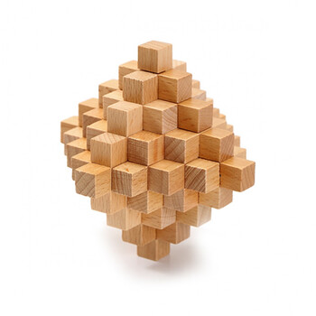 榫卯玩具 古典榫卯孔明锁高智商积木儿童解锁玩具老人防痴呆鲁班锁