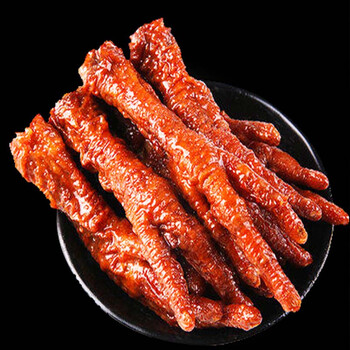 阿卜虎皮凤爪大鸡爪子500g袋装泡香辣卤味椒麻凤爪网红零食同款真空小