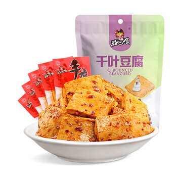 好巴食豆干 好巴食豆腐干办公室休闲零食四川小吃q弹豆干素食千页豆腐q豆干香辣味0g 新老包装随机发货 行情报价价格评测 京东