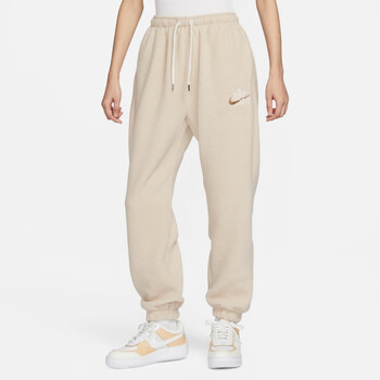 耐克nikesortswearlush女子长裤运动裤摇粒绒126沙堆白m