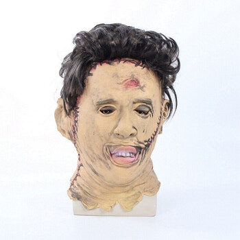 人脸面具新n款面具cos僵丧尸头套万圣节恐怖丧尸人脸鬼面具道具 杀人