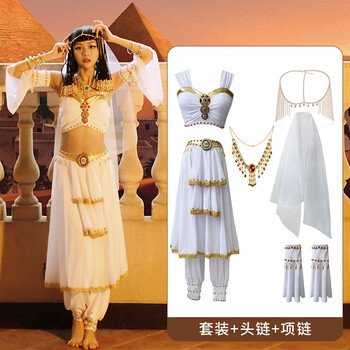 千婵枫异域风情服装印度舞演出服女异族女装套埃及艳后舞蹈服装异域