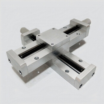 手动二维小燕尾槽精密滑台 丝杆滑台 十字滑块 手动精密滑台 二维100