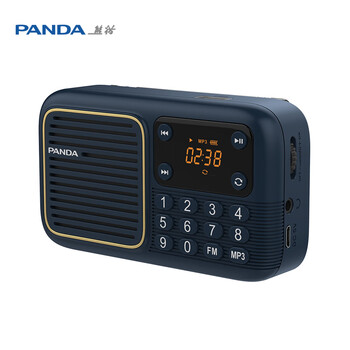 熊猫（panda）S4收音机8g卡老人FM调频广播便携式充电插卡U盘听歌听戏无损音乐播放器	