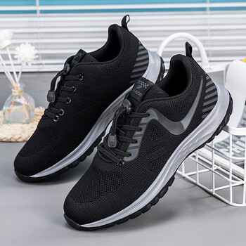 足力健鞋官方旗舰店断码女鞋老人鞋秋季新款妈妈鞋网布运动鞋中老年人