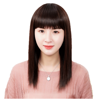 假发女长发齐刘海长直发头套中年妈妈中长发假发套深棕色五件套