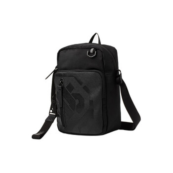 李宁斜挎包男包女包badfive篮球系列运动包 abdr012-2黑(160*80*240mm