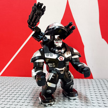 乐高教育拼装积木玩具男孩漫威复仇者联盟4钢铁侠3马克机甲托尼斯 fl