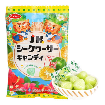 日本进口糖果怡滨冲绳青柠糖74g 图片价格品牌报价 京东