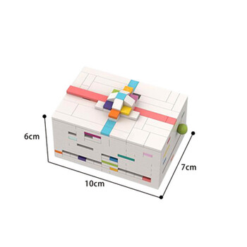 69乐··高解密盒 puzzle解密盒创意moc 彩虹之路解密盒puzzle七彩