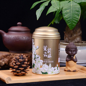茉莉云环50g罐装 茶叶茉莉花茶窨制女儿环
