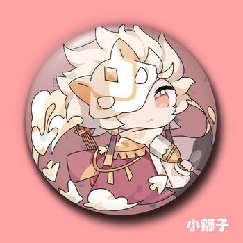 光遇徽章nfc吧唧胸针挂件创意二次元小狮子平菇头卡卡西徽章挂饰动漫