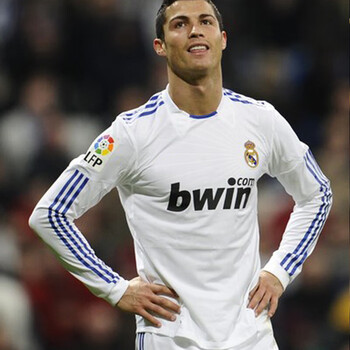 宿腾贝卡庄皇马1011赛季老款复古球衣c罗7号长袖足球服欧洲西甲球迷