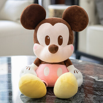 澜郜米奇米妮公仔米老鼠玩偶唐老鸭布娃娃床上睡觉抱枕女孩儿童生日