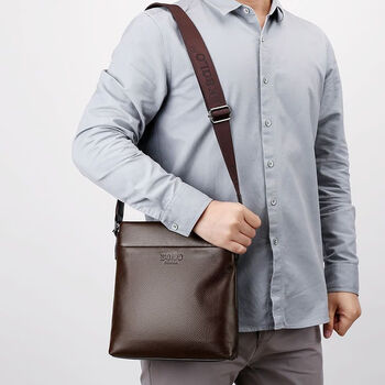 男士单肩/斜挎包>东方龙保罗>东方龙保罗单肩包男真皮斜挎包头层牛皮