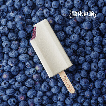 东北大板雪糕批发野生蓝莓大板冰淇淋整箱官方冰激凌冷饮冰棒冰棍16支