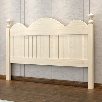 淘苏 [下单联系客服再返2%]定制床头板 环保实木大床头简约实木小床头