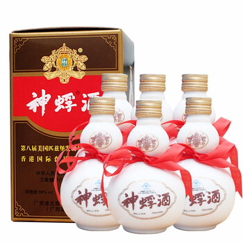 神蜉酒38度250ml葫芦瓶广西特产白酒250ml6盒