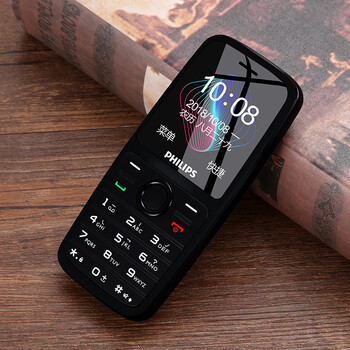 飞利浦(philips)e108 陨石黑 直板按键 移动联通2g 双卡双待 老人手机