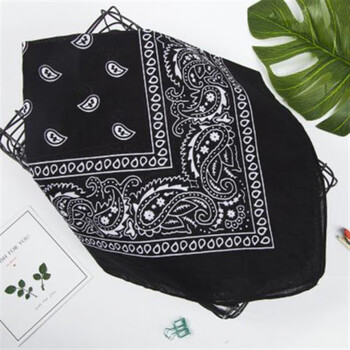 热血街区发带热血街舞团鹿晗同款腰果花方巾女运动街舞头巾头带男带潮