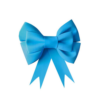 蓝色diy蝴蝶结 材料包 大号高80cm*70cm