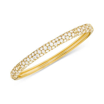 michael kors迈克高仕mk女士手镯金色圈形925银锆石时尚日常12680100