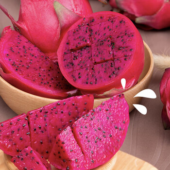 佳农 国产红心火龙果 4个装 优选大果 单果400g-500g 新鲜水果年货