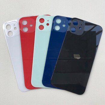 南斯夫 适用于苹果12玻璃后盖后壳iphone12mini免拆机更换大孔后屏