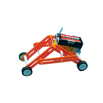 diy手工科学实验机器人套装儿童物理科技小制作stem玩具 蠕虫机器人