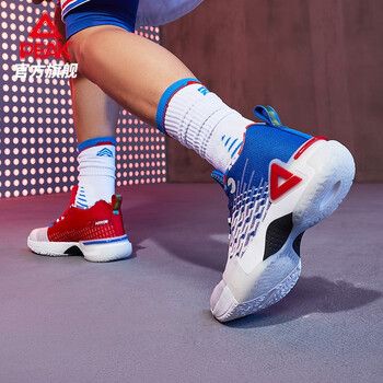 匹克速鹰篮球鞋男新款耐磨防滑舒适篮球鞋da130181混合色44