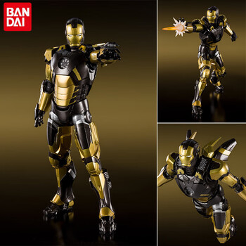 电影漫威英雄钢铁侠3mk20战甲可动手办模型玩具shf钢铁侠mk20高约15cm