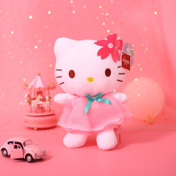 澳捷爾hellokitty公仔桃花仙子kitty凱蒂貓毛絨玩具kt貓可愛卡通毛絨