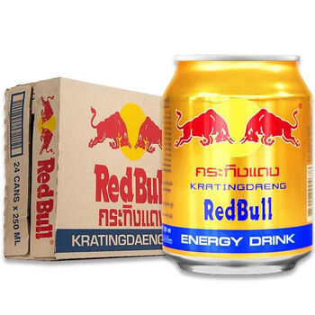 红牛24罐redbull泰国原装进口250ml维生素功能运动饮料 新老包装随机