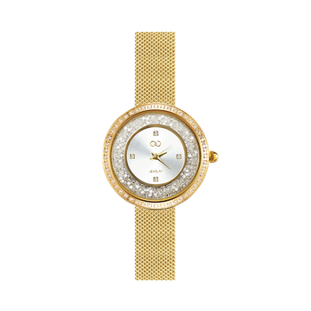 翡拉蒂(phireste)c&c 星河系列金壳白面手表 (金色)#cc965l-2