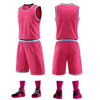 定制学生比赛训练个性队服女宽松运动背心球衣 粉色-篮球梦 23号 4xl