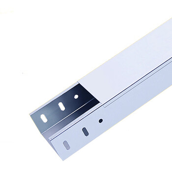 定制镀锌线槽 金属线槽 电线槽 弱电线槽槽式喷塑镀锌桥架100*50*1.