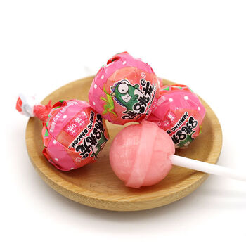 棒棒糖水果多口味草莓散装500g约40支儿童休闲批零食发糖果棒棒糖草莓