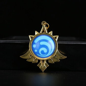 神之眼挂件原神周边发光金属钥匙扣吊坠璃月稻妻八重神子神之眼 蒙德