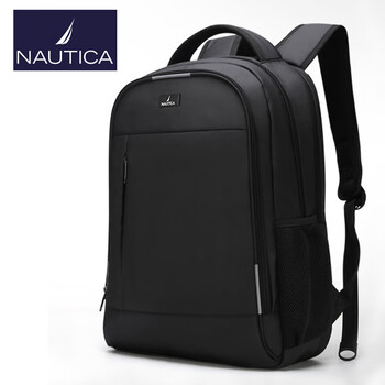 NAUTICA男士双肩包高中大学生书包潮流出差旅游大容量笔记本电脑背包 15.6英寸电脑包