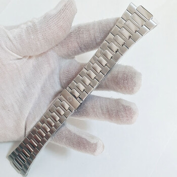 百达翡丽鹦鹉螺表带57112f1a010系列钢带男精钢实心手表链 13*25mm