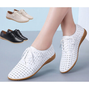 太极鞋夏季女牛筋底真皮女春秋武术训练拳练功软牛皮运动 白色镂空偏