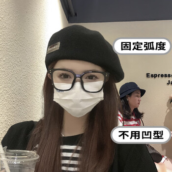 妙奚娅（MIUCZYIA）大头围黑色贝雷帽女春秋款英伦复古反戴前进帽秋冬羊毛呢画家帽子 黑色【四季款】 均码可调节54-58cm